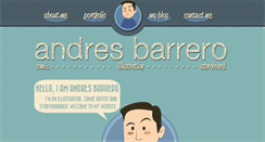 Desktop Screenshot of andresbarrero.com